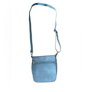 Travelon Light Blue Crossbody Bag with Adjustable Strap